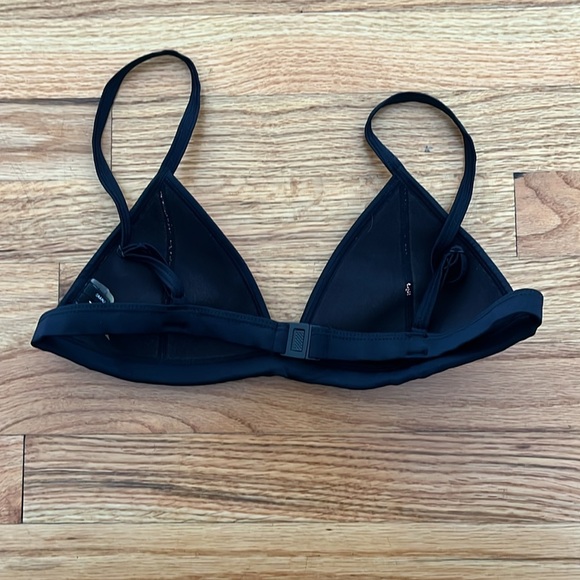 TRIANGL neoprene orange mesh bikini top size small - Picture 2 of 3